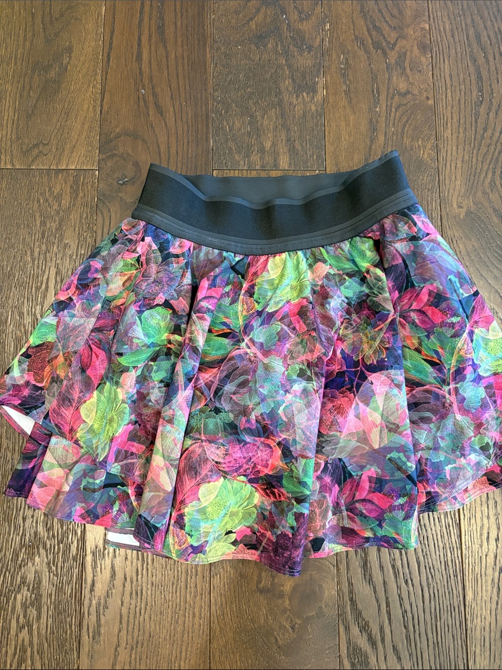 Floral Multicolor Mesh A-Line Skirt - Lululemon size 2